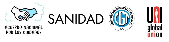 Acuerdo Nacional por los Cuidados, Sanidad, CGT y UNI Global Union